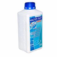Мастер-Пул 1 л бутылка, безхлорное жидкое ср-во 4 в 1 для обеззараживания, чистки воды