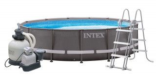 Каркасный сборный бассейн Intex Ultra Frame Pool 26332 549*132  песочный фильтр