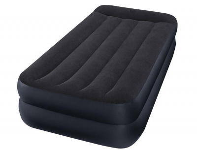 Односпальная надувная кровать Pillow Rest bed Fiber-Tech, INTEX - 64122