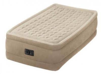 Односпальная надувная кровать INTEX Ultra Plush bed Fiber-Tech 64426