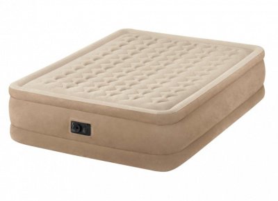 Двуспальная надувная кровать INTEX Ultra Plush bed Fiber-Tech 64428