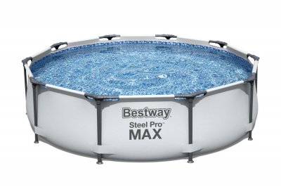 Каркасный бассейн Bestway Steel Pro Max 305х76см, 4678л, фил.-насос 1249л/ч