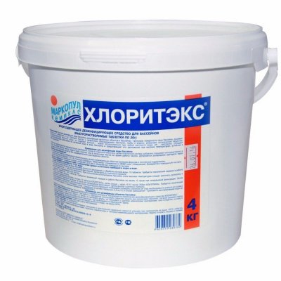Хлоритекс 4 кг (гранулы/таблетки) (Препараты для дезинфекции воды)