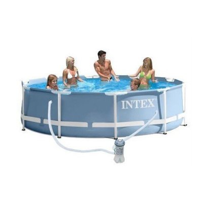 Каркасный сборный бассейн Intex Metal Frame Pool 26706 305*99 с фильтром