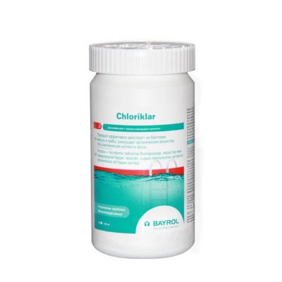 Хлориклар 1кг (гранулы), BAYROL, (Препараты для дезинфекции воды)