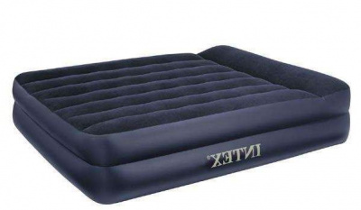 Двуспальная надувная кровать Pillow Rest bed Fiber-Tech, INTEX - 64124