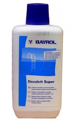 Декальцит 1л, BAYROL, для очистки поверхности от кальциевых отложений.