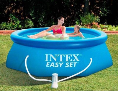 Надувной бассейн Intex Easy Set Pool 28112 244*76 с фильтром