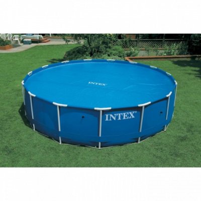 Тент солнечный прозрачный для бассейнов 549см Intex 29025